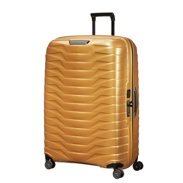 Samsonite Skořepinový kufr Proxis XL Zlatý Honey gold 125 l