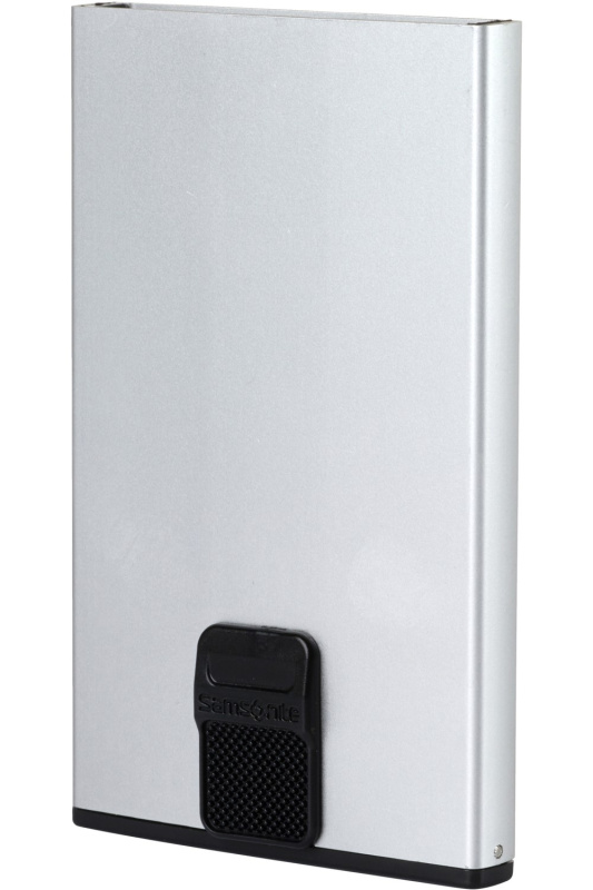 SAMSONITE Pouzdro na karty ALU FIT Stříbrná 133888-1004