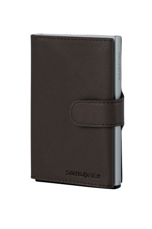 Samsonite ALU FIT Peněženka Tmavě hnědá