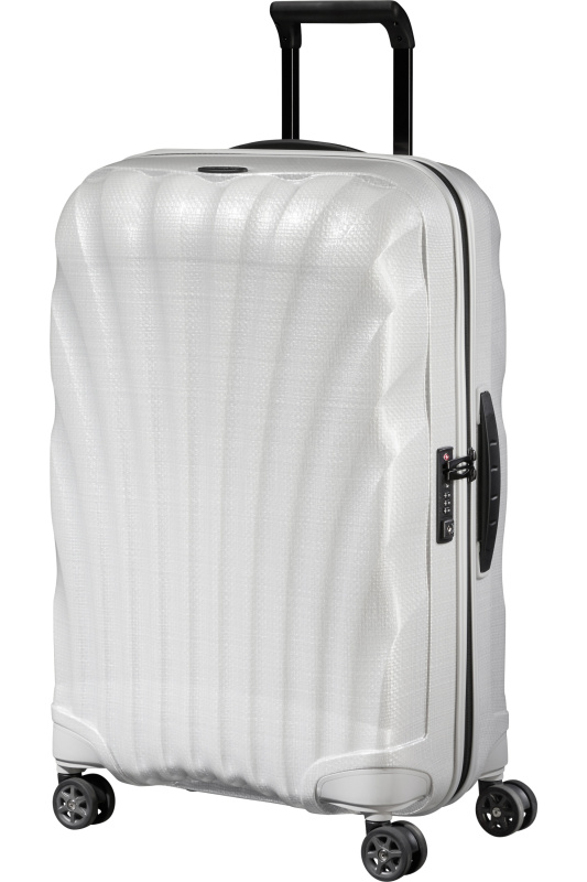 Samsonite Skořepinový kufr C-lite Spinner 69cm Bílá 68 l
