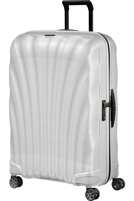 Samsonite Skořepinový kufr C-lite Spinner 75cm Bílá 94 l