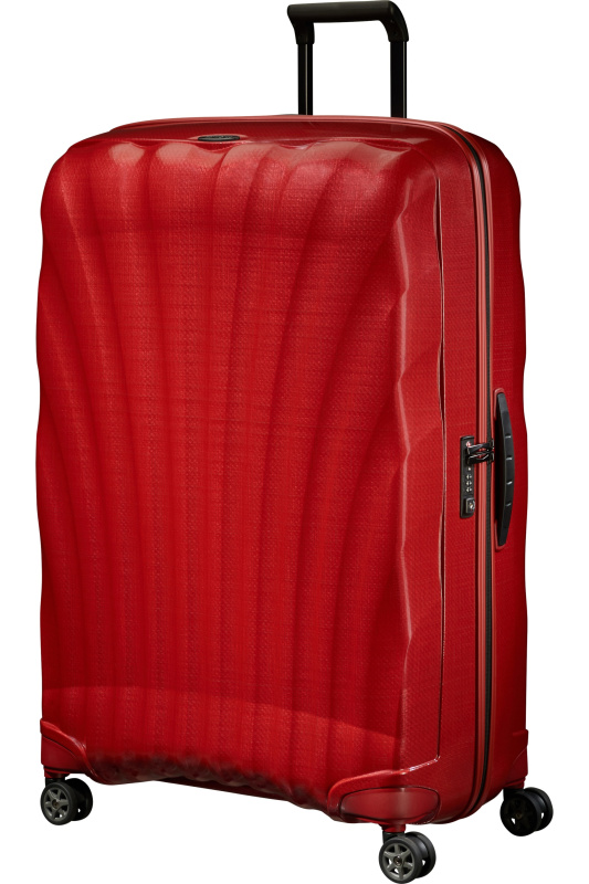 Samsonite Skořepinový kufr C-lite Spinner 86cm Červená 144 l