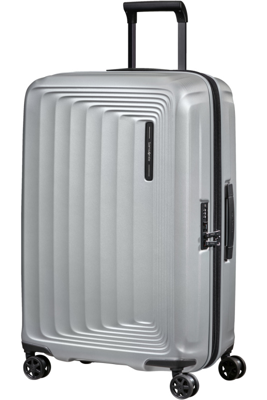 Samsonite Nuon Spinner rozšiřitelný 69cm Stříbrná