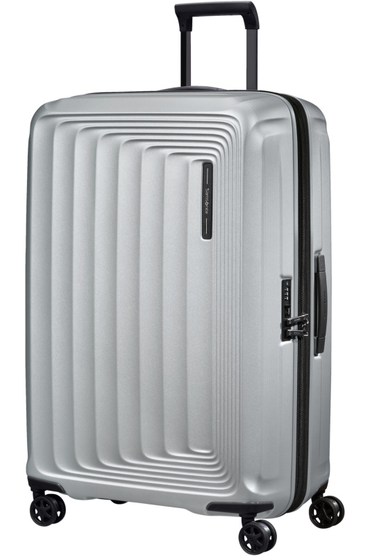 Samsonite Nuon Spinner rozšiřitelný 75cm Stříbrná