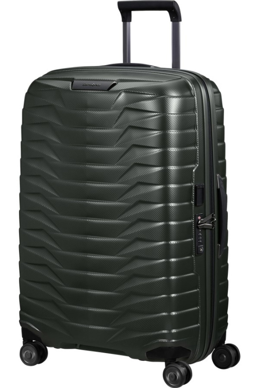 Samsonite Skořepinový kufr Proxis M Matt Climbing Ivy 75 l