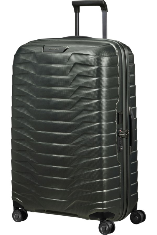 Samsonite Skořepinový kufr Proxis L Matt Climbing Ivy 98 l