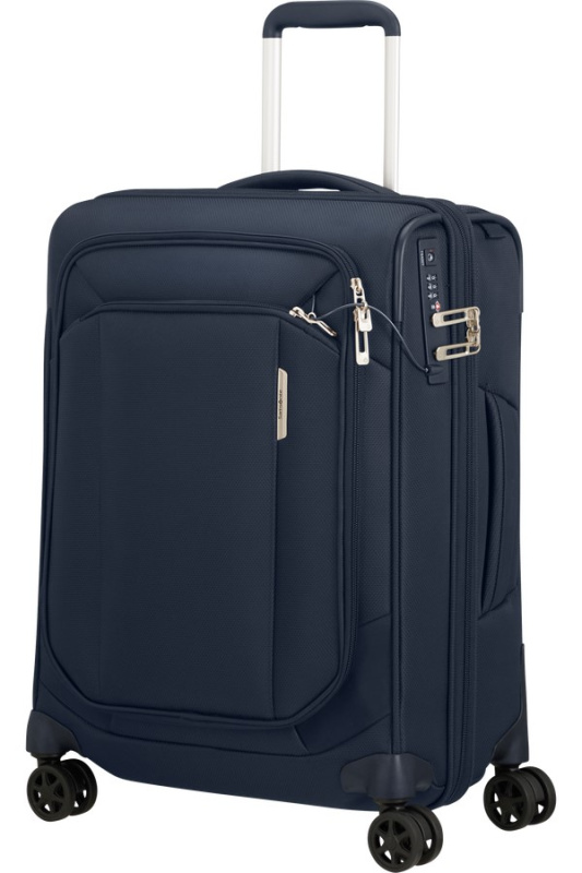 Samsonite RESPARK Spinner 55cm Půlnoční modrá rozšiřitelný