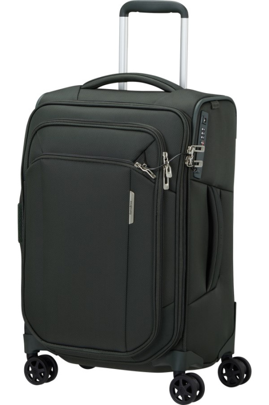 Samsonite RESPARK Spinner 55cm Zelený Forest Green rozšiřitelný 39/44L