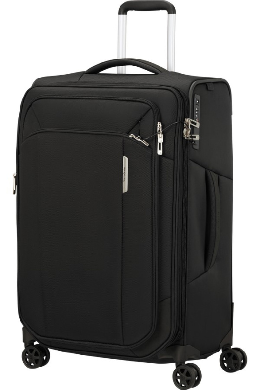 Samsonite RESPARK Spinner 67cm Černý Ozone Black rozšiřitelný