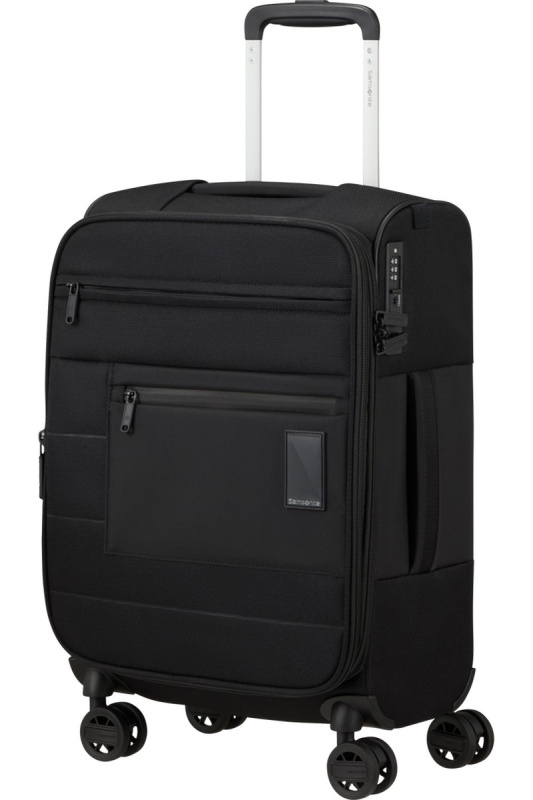 Samsonite VAYCAY Spinner 55cm Černý rozšiřitelný