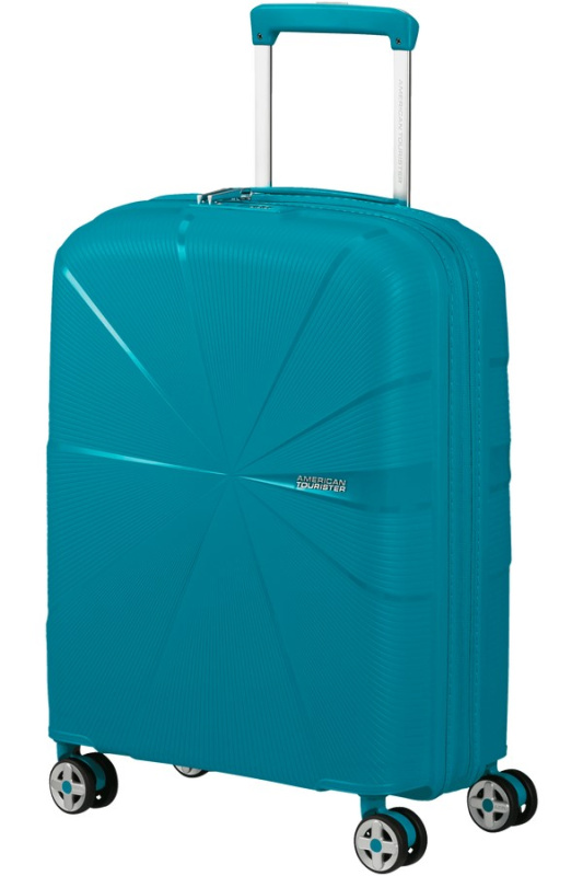 American Tourister Starvibe 55cm Spinner rozšiřitelný Modrý Verdigris
