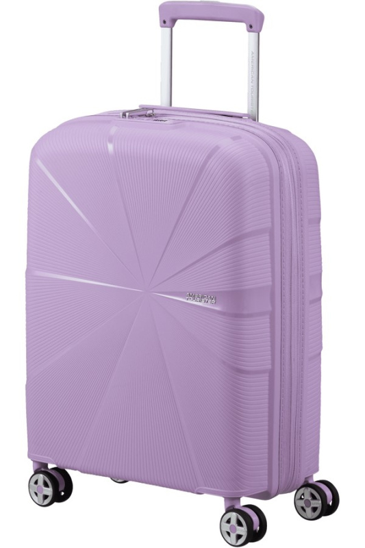 American Tourister Starvibe 55cm Spinner rozšiřitelný Fialový Digital lavender