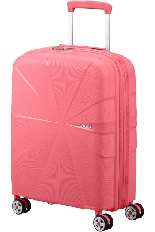 American Tourister Starvibe 55cm Spinner rozšiřitelný Růžový Sun kissed coral