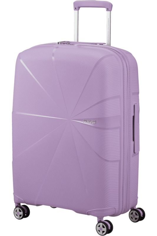 American Tourister Starvibe 67cm Spinner rozšiřitelný Fialový Digital lavender