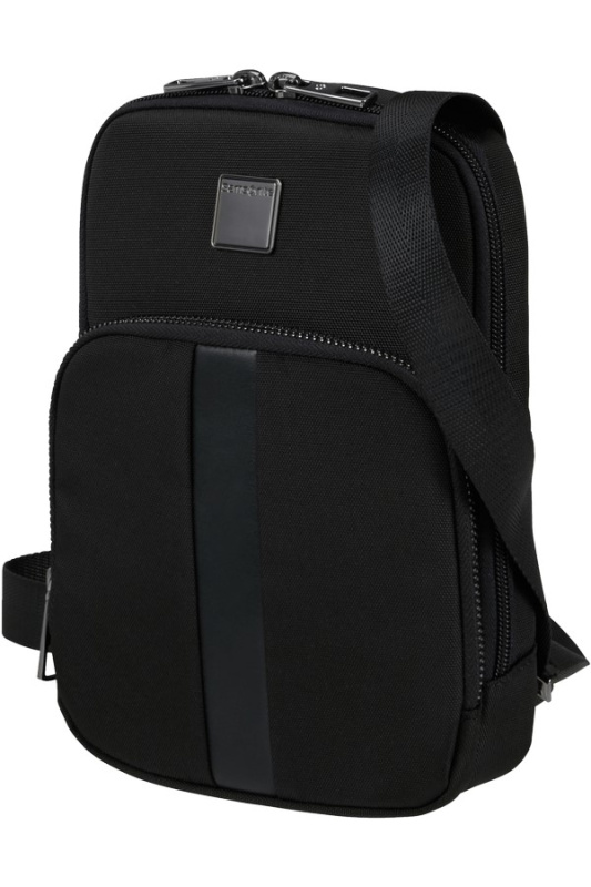 Samsonite SACKSQUARE 22 cm Taška přes rameno černá 2L