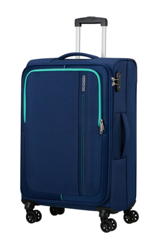 American Tourister Sea Seeker 68cm Tmavě modrý Combat navy Spinner 61L