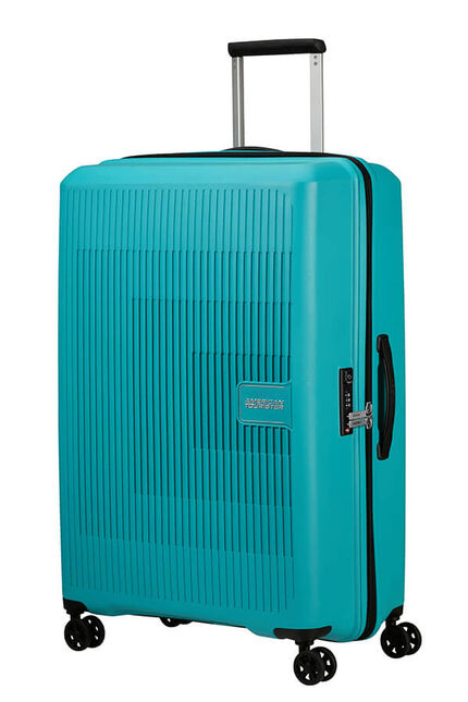 American Tourister Aerostep 77cm Tyrkysová Turquoise Tonic Spinner rozšiřitelný