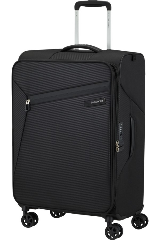 Samsonite LITEBEAM Spinner rozšiřitelný 66cm Černá