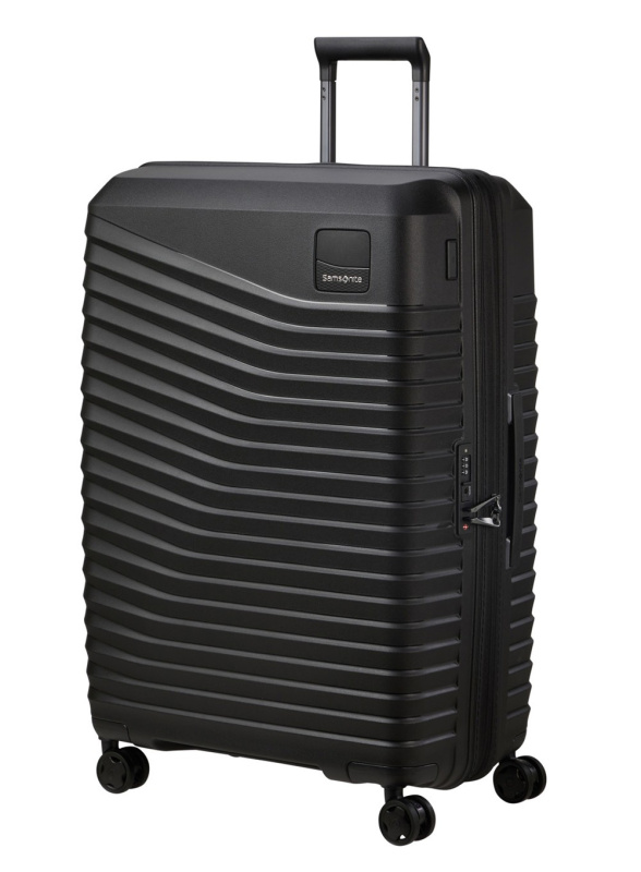 Samsonite INTUO Spinner 75cm Černý rozšiřitelný