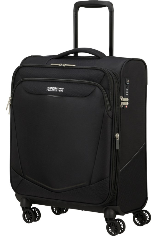 American Tourister SUMMERRIDE Spinner 55cm Černý rozšiřitelný
