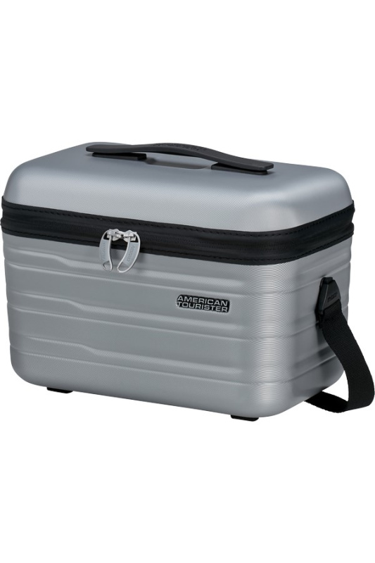 American Tourister FLASHLINE Kosmetický kufřík Stříbrný Sky Silver