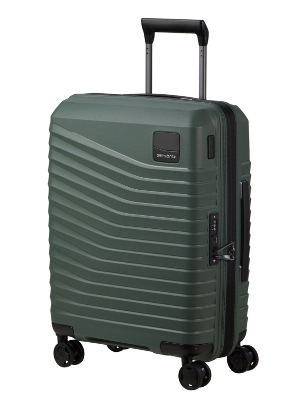 Samsonite INTUO Spinner 55cm Zelený Olive Green rozšiřitelný