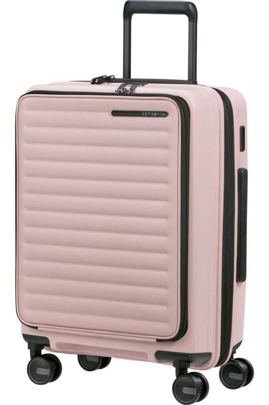 Samsonite RESTACKD Spinner (Easy Access) 55cm Růžový Rose rozšiřitelný