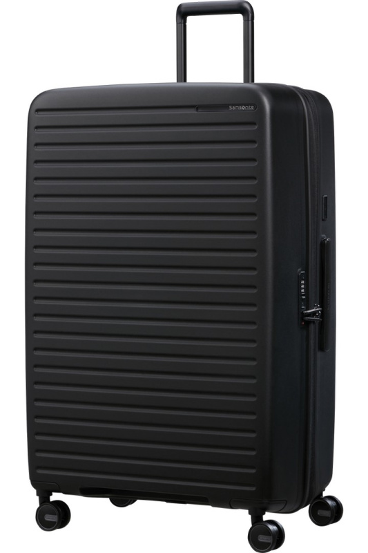 Samsonite RESTACKD Spinner 81cm Černý rozšiřitelný