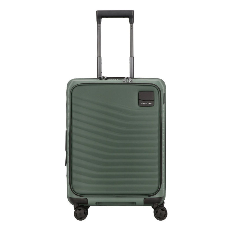 Samsonite INTUO Spinner 55cm Zelený Olive Green rozšiřitelný Easy Access