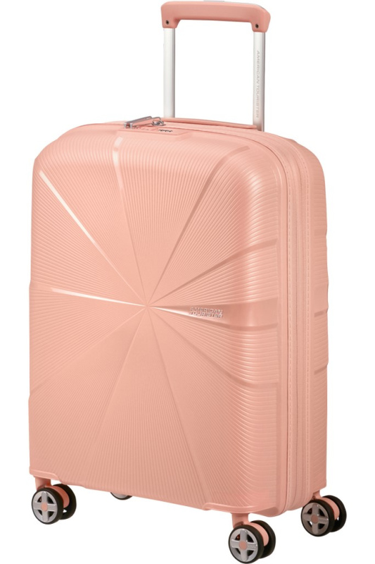 American Tourister Starvibe 55cm Spinner rozšiřitelný Oranžový Metallic Peach