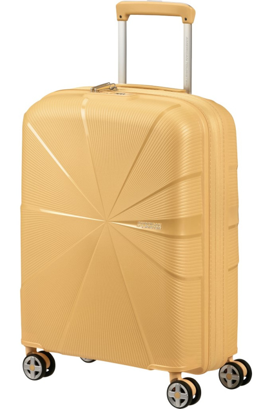 American Tourister Starvibe 55cm Spinner rozšiřitelný Žlutý Metallic Banana
