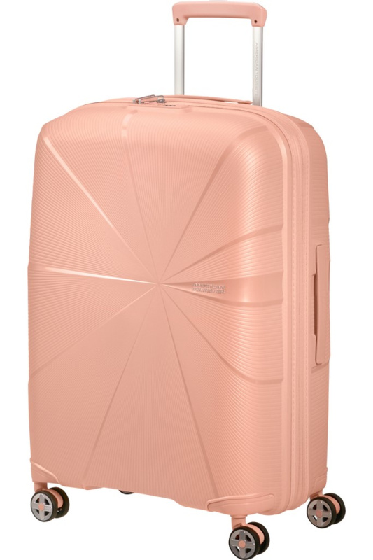 American Tourister Starvibe 67cm Spinner rozšiřitelný Oranžový Metallic Peach