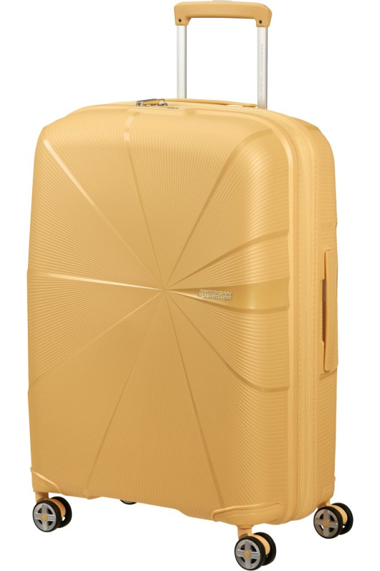 American Tourister Starvibe 67cm Spinner rozšiřitelný Žlutý Metallic Banana