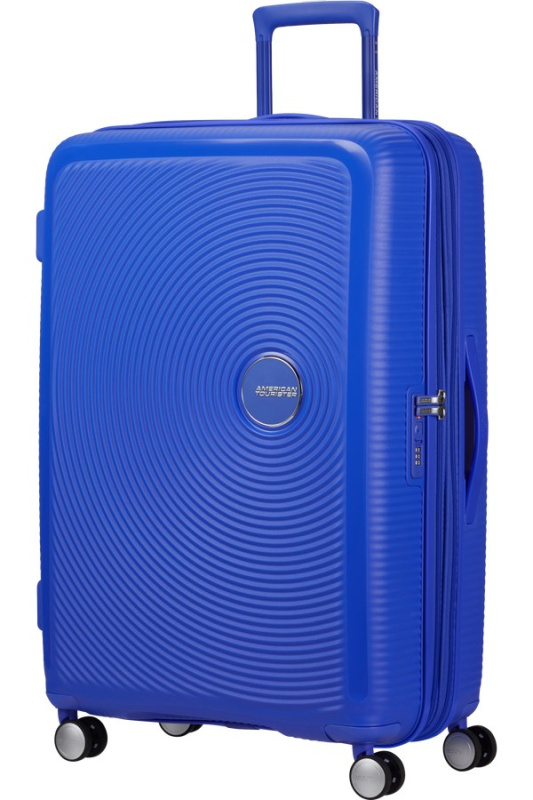 American Tourister Soundbox 77cm Modrý Cobalt Blue rozšiřitelný