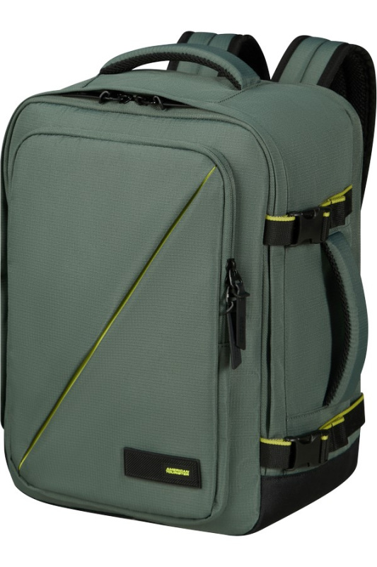 American Tourister TAKE2CABIN Batoh S/M 40cm Zelený Dark Forest 26.5L