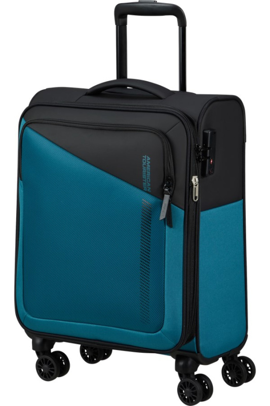 American Tourister Daring Dash Spinner Rozšiřitelný TSA 55cm Černá/modrá