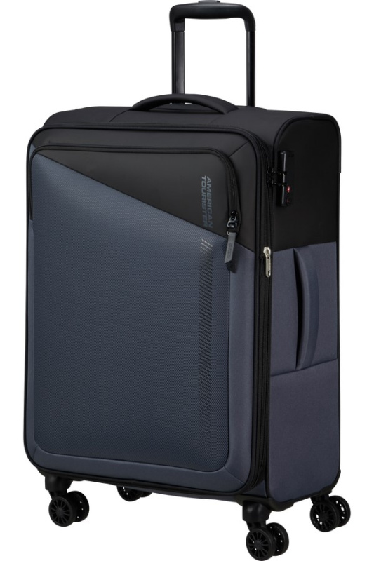 American Tourister Daring Dash Spinner Rozšiřitelný TSA 66cm Černá/šedá