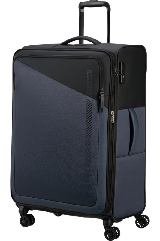 American Tourister Daring Dash Spinner Rozšiřitelný TSA 77cm Černá/šedá