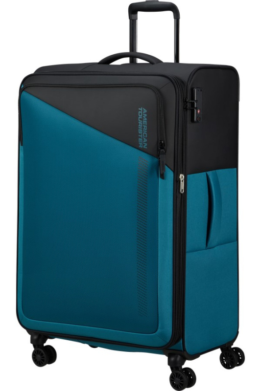 American Tourister Daring Dash Spinner Rozšiřitelný TSA 77cm Černá/modrá