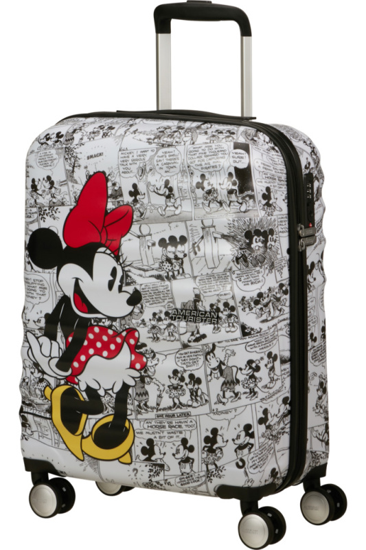 American Tourister WAVEBREAKER DISNEY Spinner 55cm Minnie Comics White