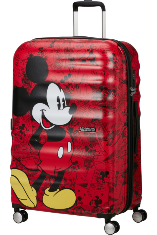 American Tourister WAVEBREAKER DISNEY Spinner 77cm Mickey Comics Red