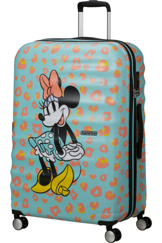 American Tourister WAVEBREAKER DISNEY Spinner 77cm Minnie Pastel Dots