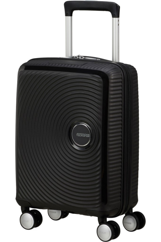 American Tourister Soundbox Mini 47cm Spinner Černá