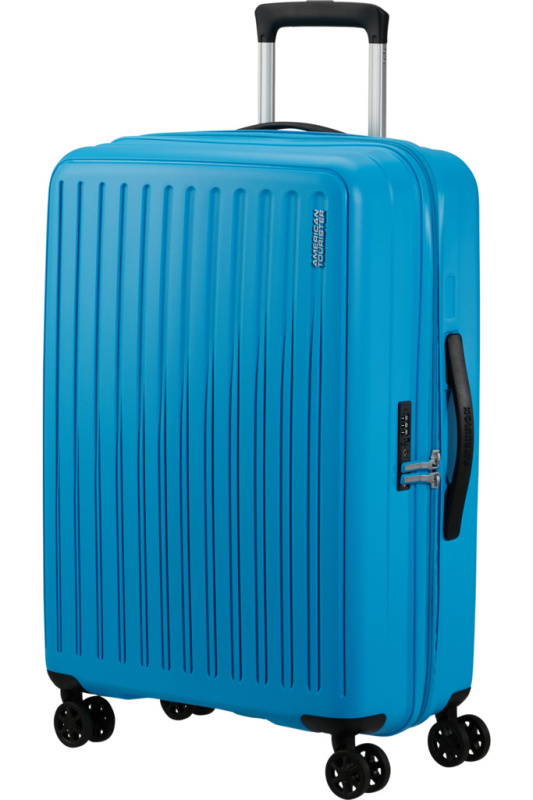 American Tourister REJOY Spinner 68cm Modrý Azure Blue 66L