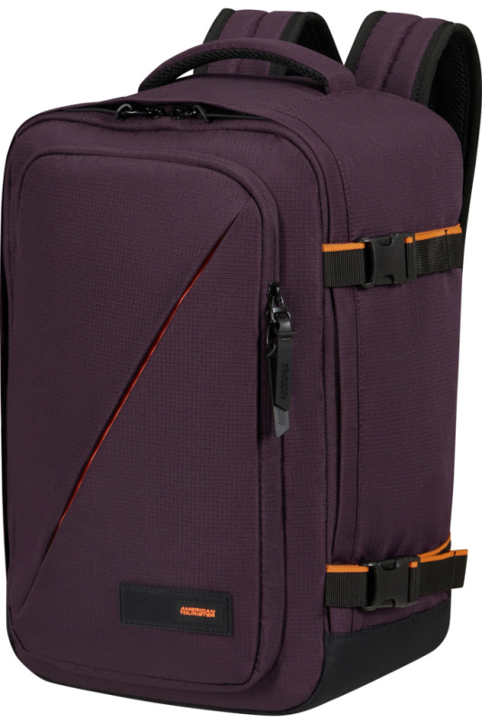 American Tourister TAKE2CABIN Batoh M 45cm Fialový Dark Plum 38L