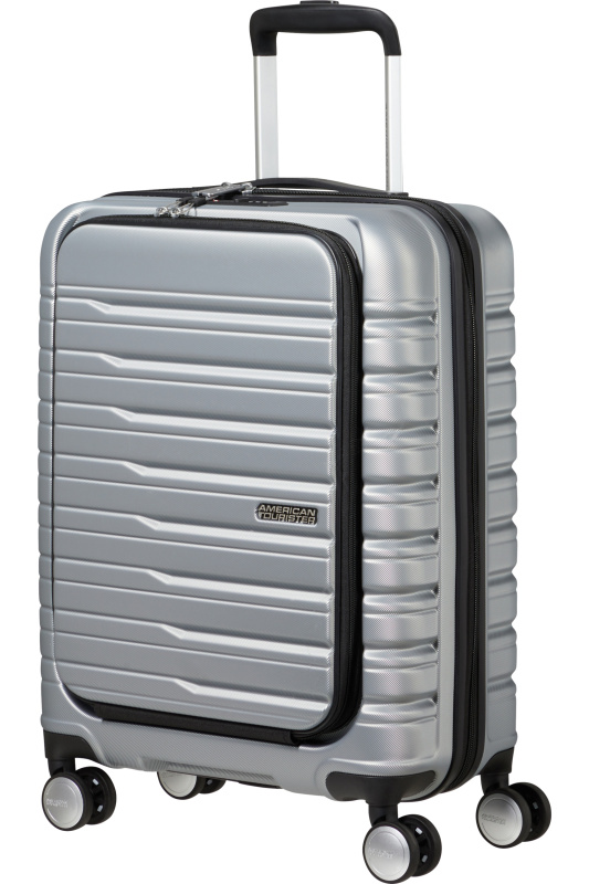 American Tourister FLASHLINE Spinner 55cm Stříbrný Sky Silver 34L