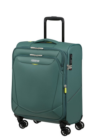 American Tourister SUMMERRIDE SP Spinner 55cm Zelený Dark Forest rozšiřitelný