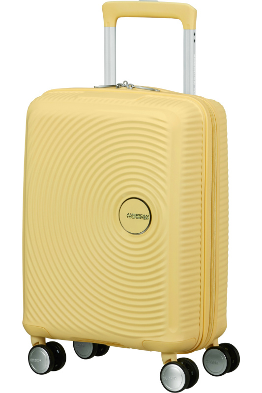American Tourister Soundbox Mini 47cm Spinner Žlutá Pastel Yellow