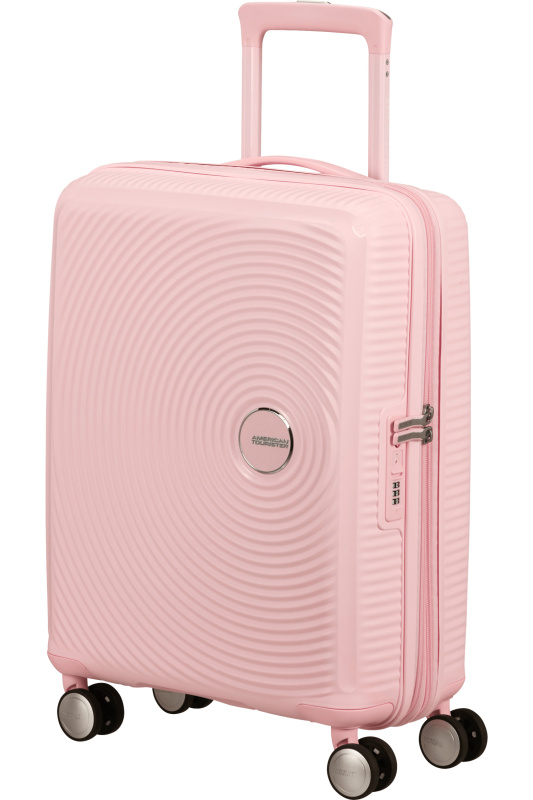 American Tourister Soundbox 55cm Růžový Pastel Pink rozšiřitelný