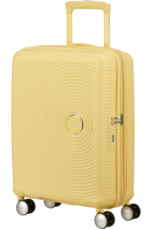 American Tourister Soundbox 55cm Žlutý Pastel Yellow rozšiřitelný
